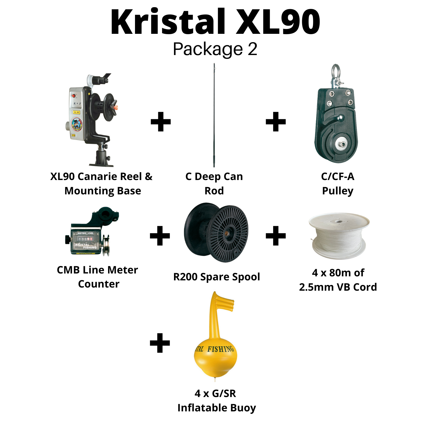 Kristal XL90 Canarie Pot Hauler Systems - Package 2