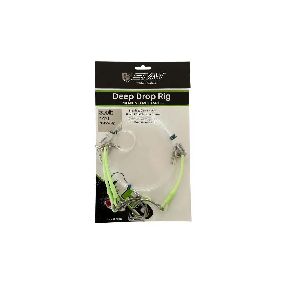 SMM Deep Drop Fishing Rig 300LB 14/0 - 3 Hooks