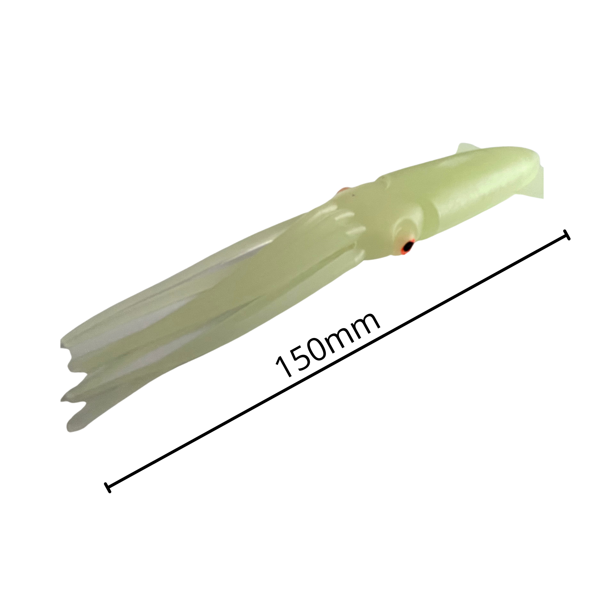 SMM Ultra Glow Squid Lure - 15cm (12 pack)
