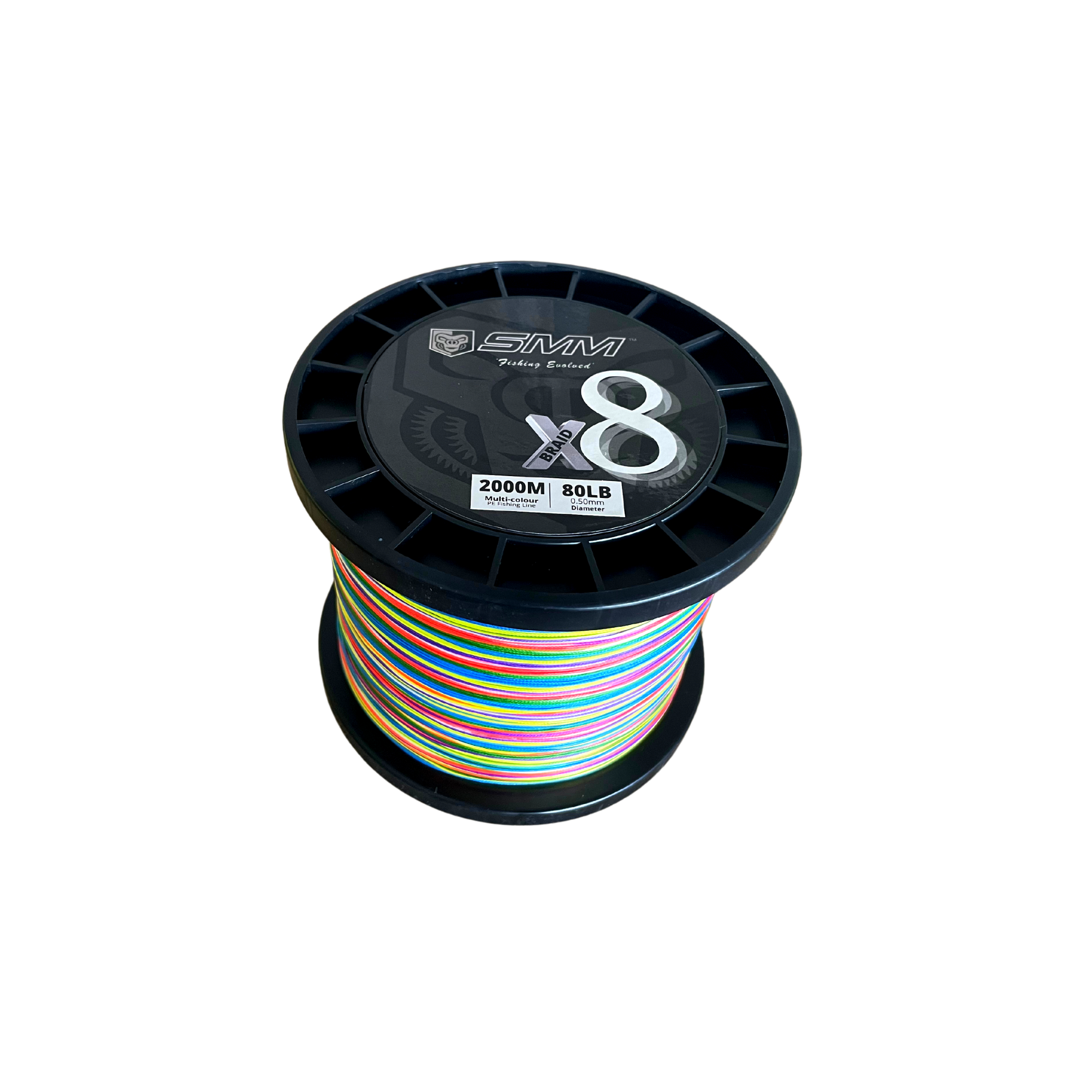 SMM Braid X8 PE 80lb Multicolour 2000m – SeaMonkeyMarine