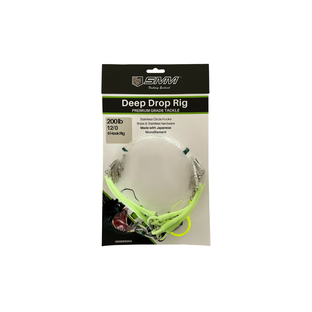 SMM Deep Drop Fishing Rig 200LB 12/0 - 6 Hooks – SeaMonkeyMarine